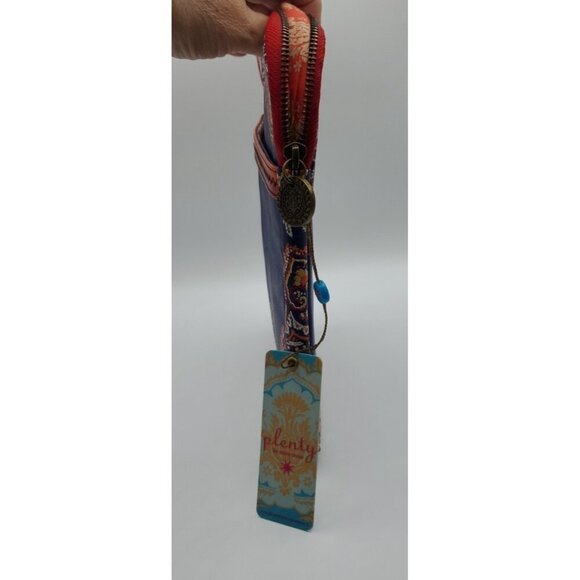 Plenty by Tracy Reese Laptop IPad Computer Bag Colorful Canvas Paisley NWT - Picture 9 of 9